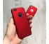 360° kryt Mate silikónový iPhone 5/5S/SE - červený